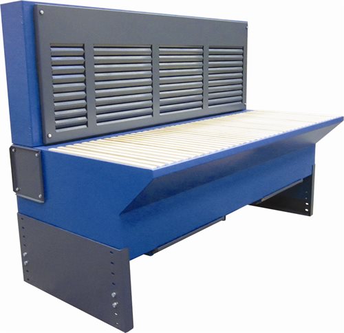 Absaugtisch UF-B mit Hinterwand mit Absaugung